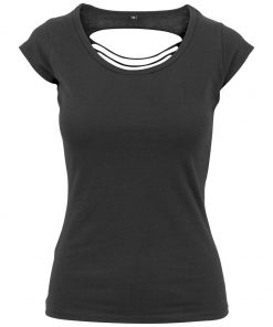 Build Your Brand  -  Women's back cut tee