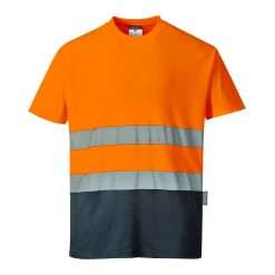 Portwest - Hi-Vis Cotton Comfort Contrast T-Shirt S/S